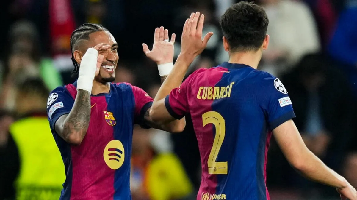 Raphinha émule Lionel Messi en Ligue des champions