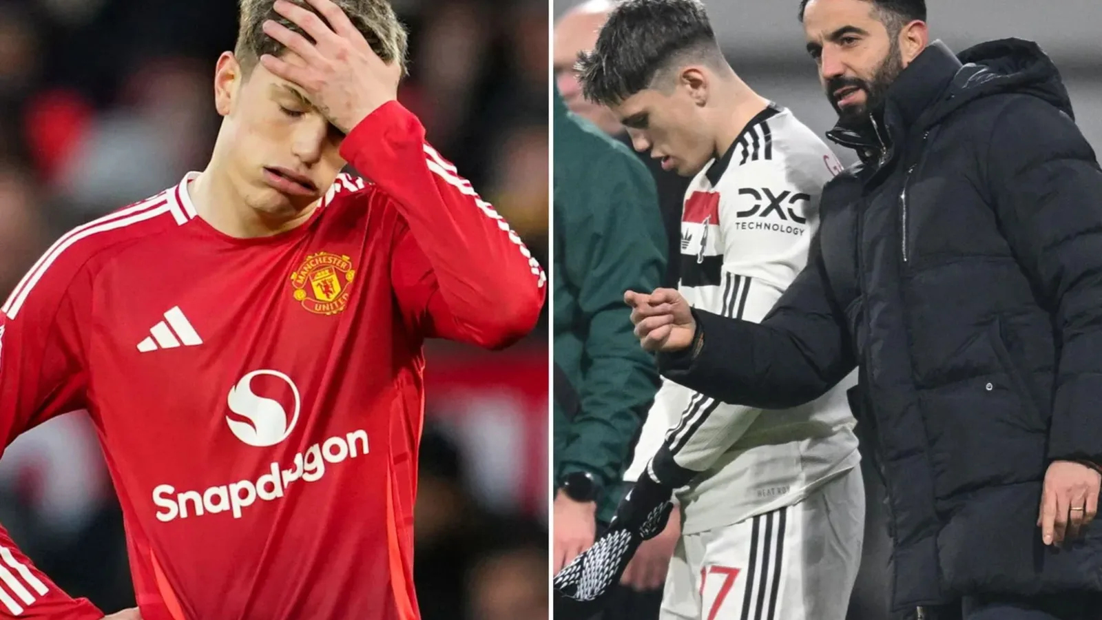 À l’intérieur de la hache d’Alejandro Garnacho pour Man Utd, il a été révélé qu’il avait été abandonné par Ruben Amorim suite à un incident sur la ligne de touche.