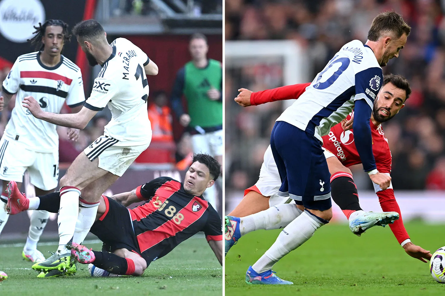 Evanilson n’aurait jamais dû être envoyé contre Man Utd, le carton rouge était comme Bruno Fernandes dans Spurs Clash