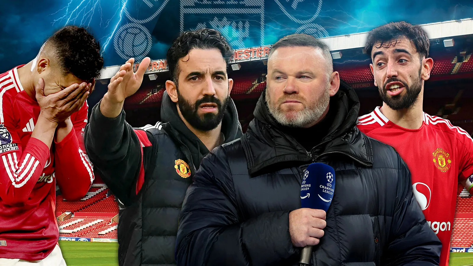 «  Il n’y a aucun moyen de revenir pour cette équipe de l’homme UTD  » – Wayne Rooney lance une attaque brutale contre les flops et n’en nommerait que deux qu’il garderait