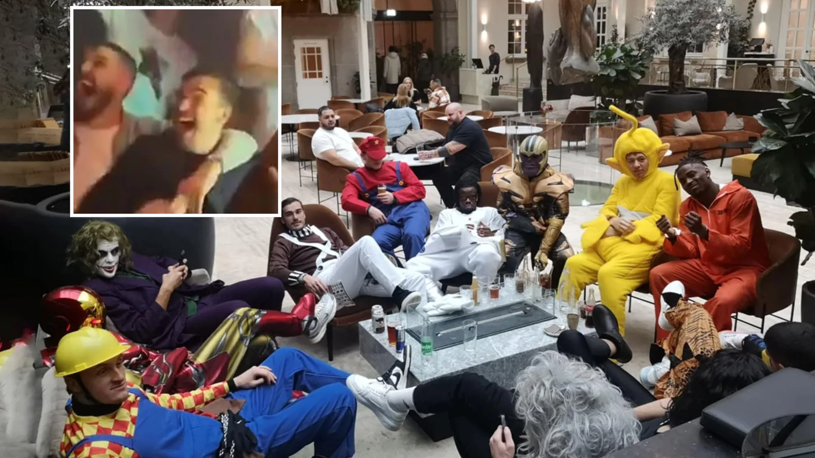 À l’intérieur de la fête de Leicester City à Copenhague quelques heures avant le limogeage de Steve Cooper avec Harry Winks déguisé en Oompa Loompa