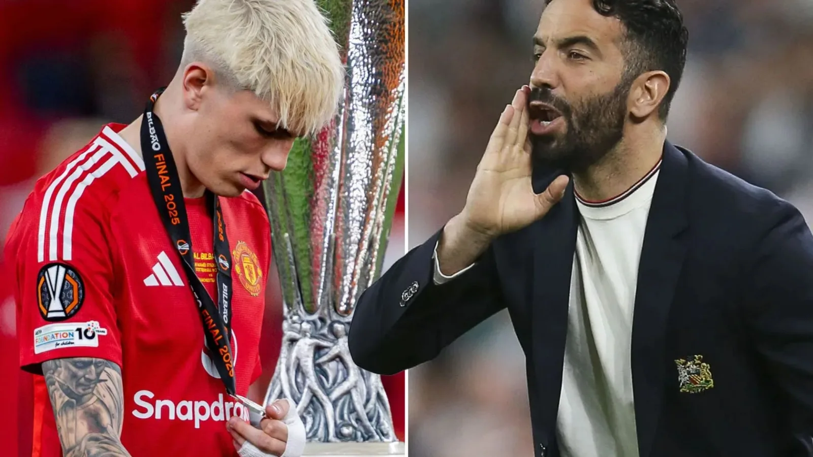 Alejandro Garnacho Slame de la saison «S ***» de l’homme Utd et laisse tomber la sortie de sortie de transfert comme des fumées de frère, il a été «jeté sous le bus»