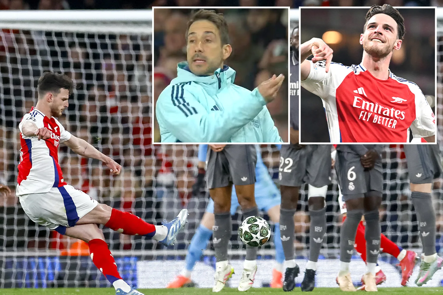 Declan Rice révèle qu’il a «  défié  » les ordres d’Arsenal en tirant sur Free-Kick contre le Real Madrid après avoir discuté avec coéquipier