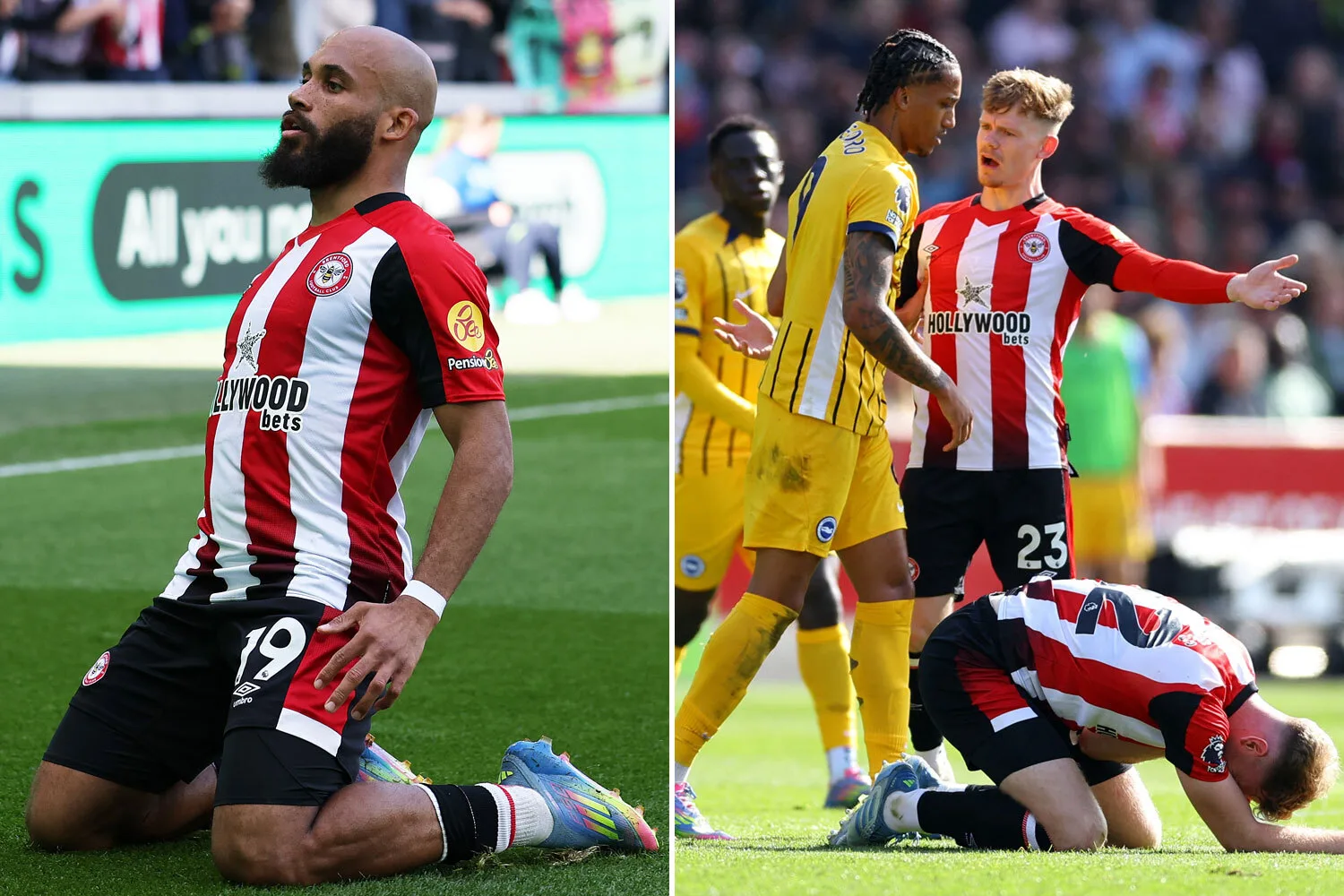 Brentford 4 Brighton 2: les faibles espoirs européens des abeilles ont donné un énorme coup de pouce alors que Joao Pedro a envoyé pour s’enchurer
