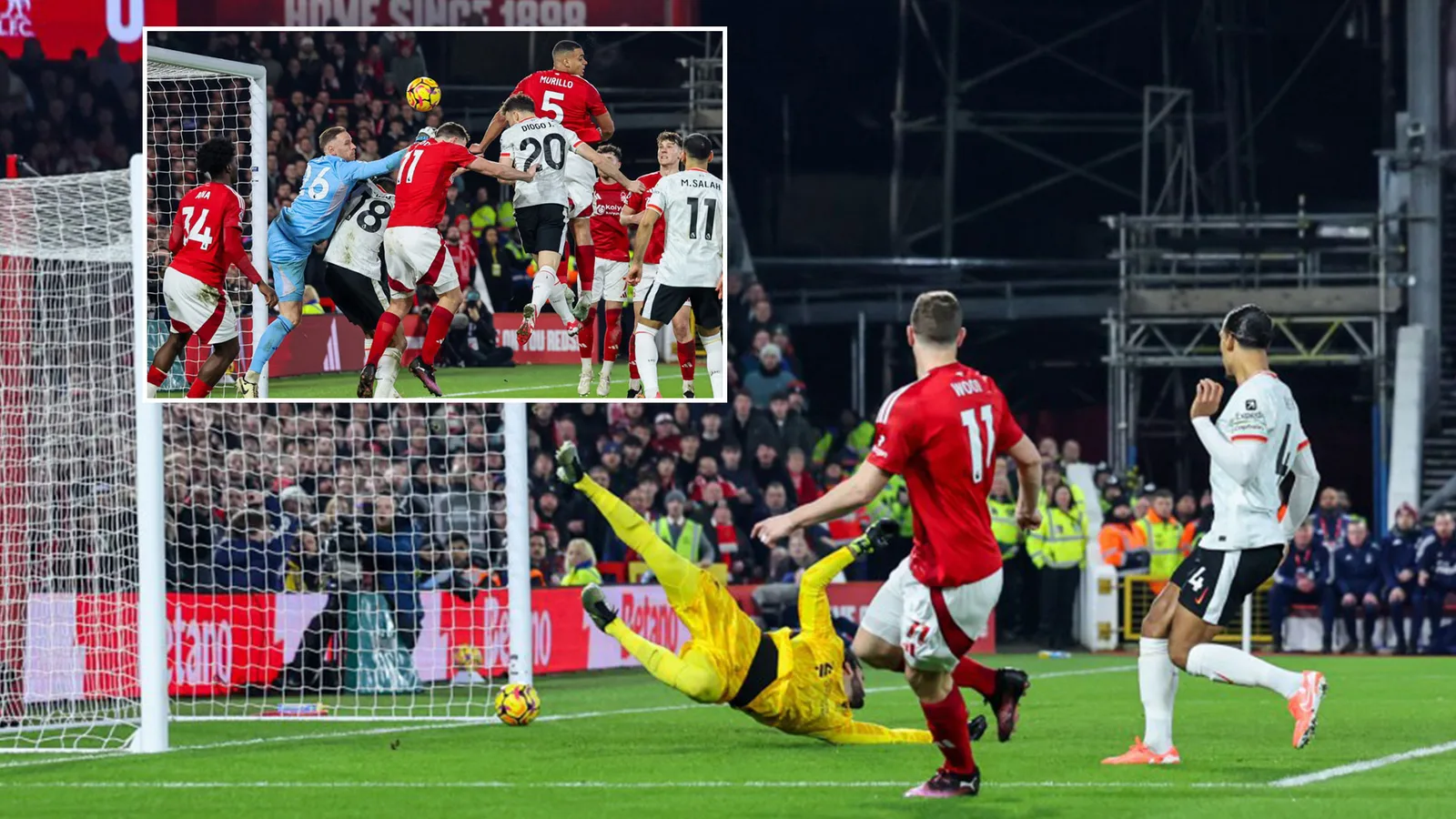 Nottingham Forest 1 Liverpool 1 : les super-subs de Slot combinent 22 SECONDES après avoir égalisé mais Arsenal obtient un coup de pouce