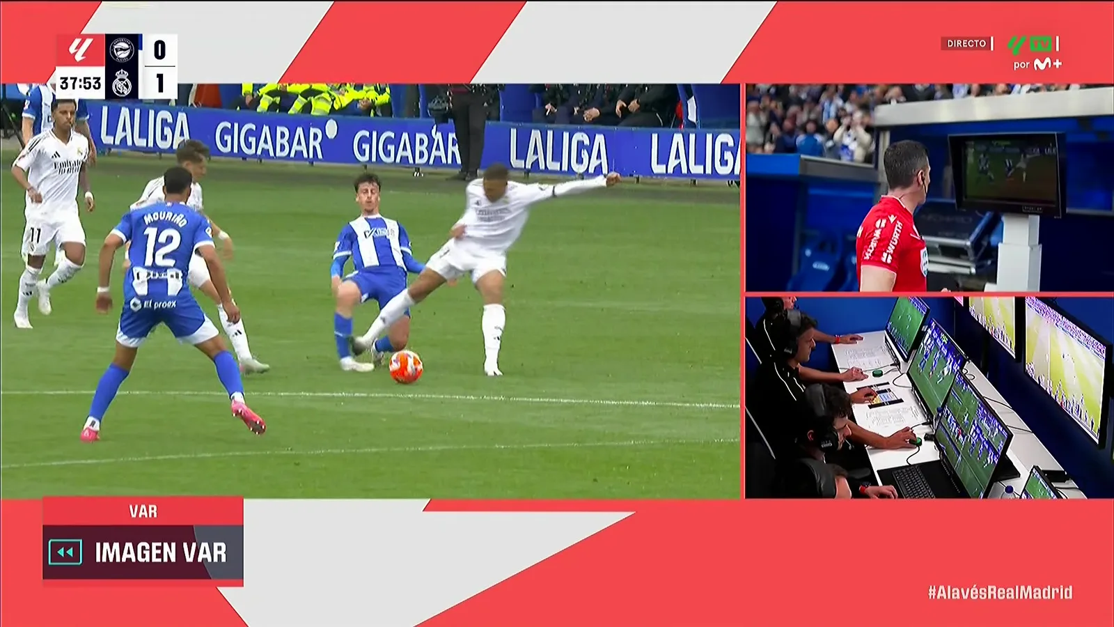 Regarder: Kylian Mbappe a envoyé pour la première fois en tant que joueur du Real Madrid contre Alaves
