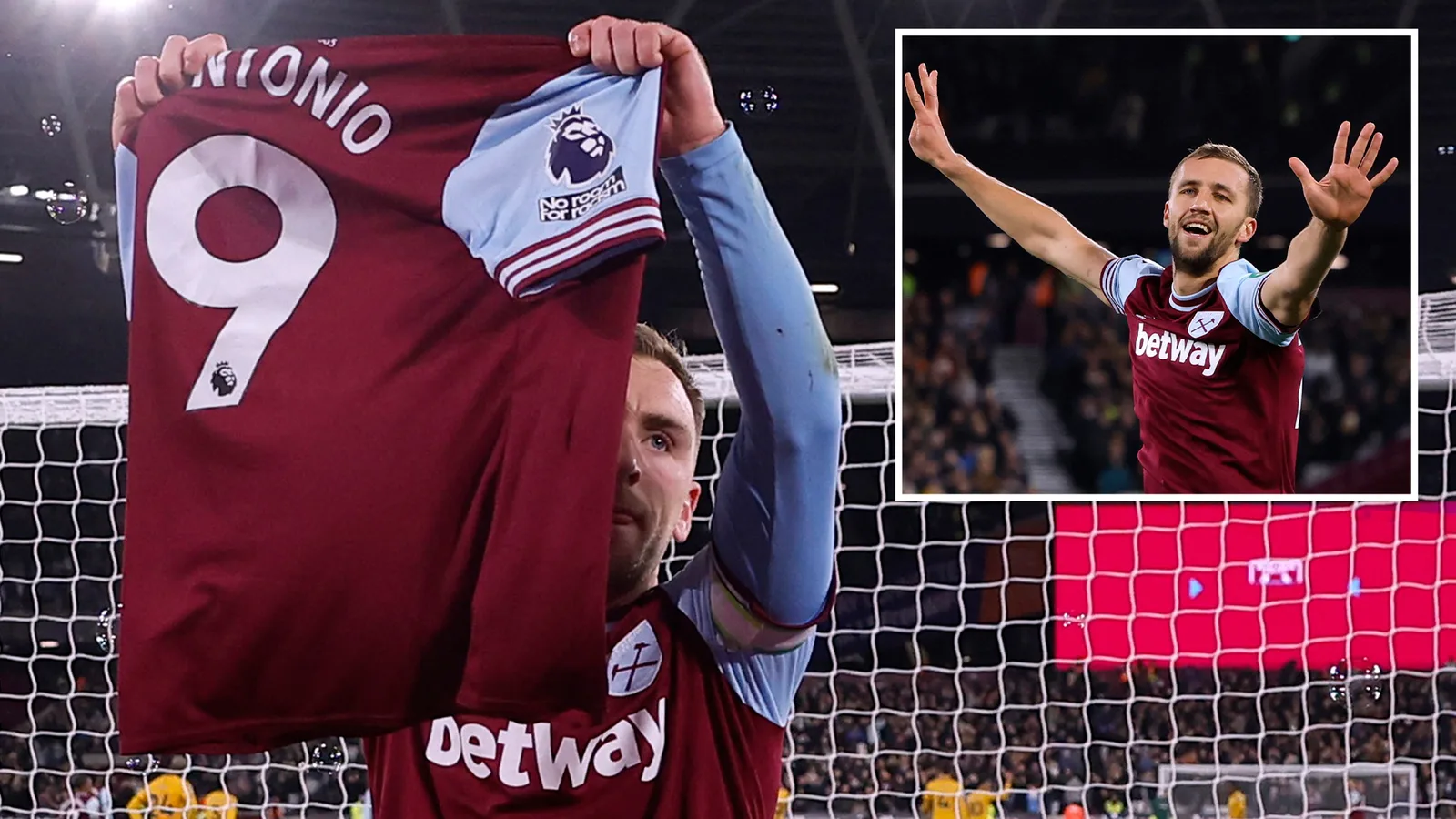 West Ham 2 Wolves 1: le vainqueur Bowen soulève le maillot de Michail Antonio en hommage alors que les Hammers atténuent la pression sur Lopetegui