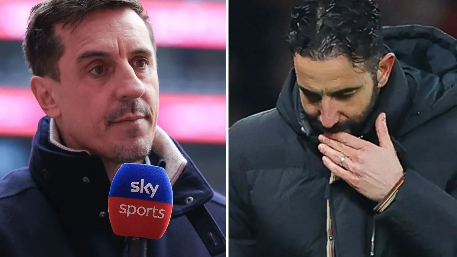 «  La meilleure chose est ses conférences de presse  » – Gary Neville dit qu’il a vu «  rien  » de l’homme Utd sous Ruben Amorim