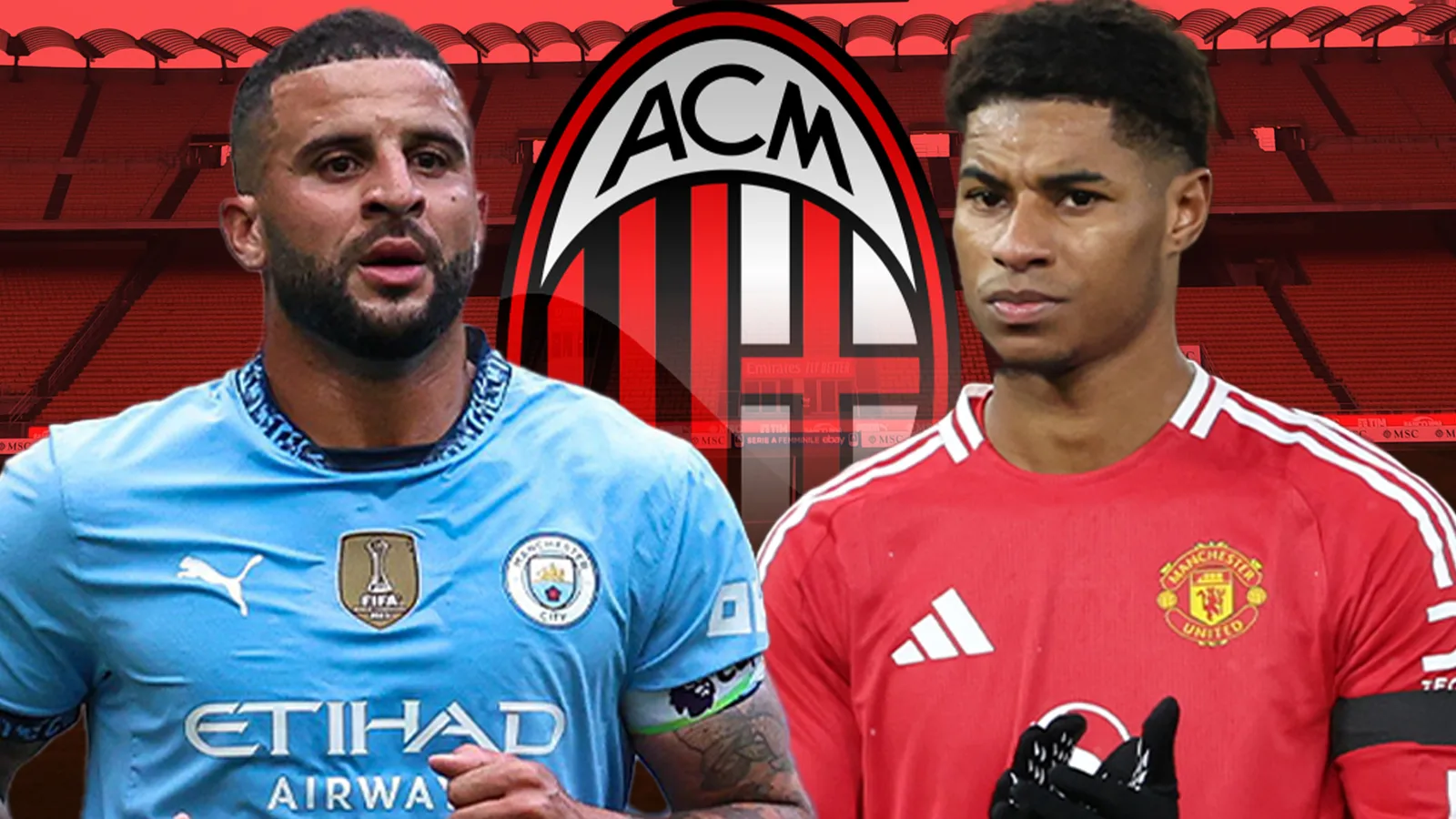 L’AC Milan frappé par une règle peu connue qui signifie qu’il NE PEUT PAS signer à la fois Marcus Rashford et Kyle Walker lors de la fenêtre de transfert