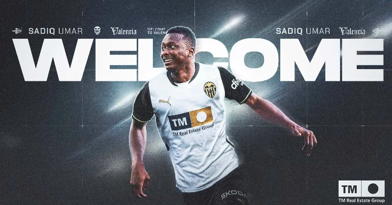 Valence confirme le transfert d’Umar Sadiq pour renforcer les espoirs de survie de la Liga