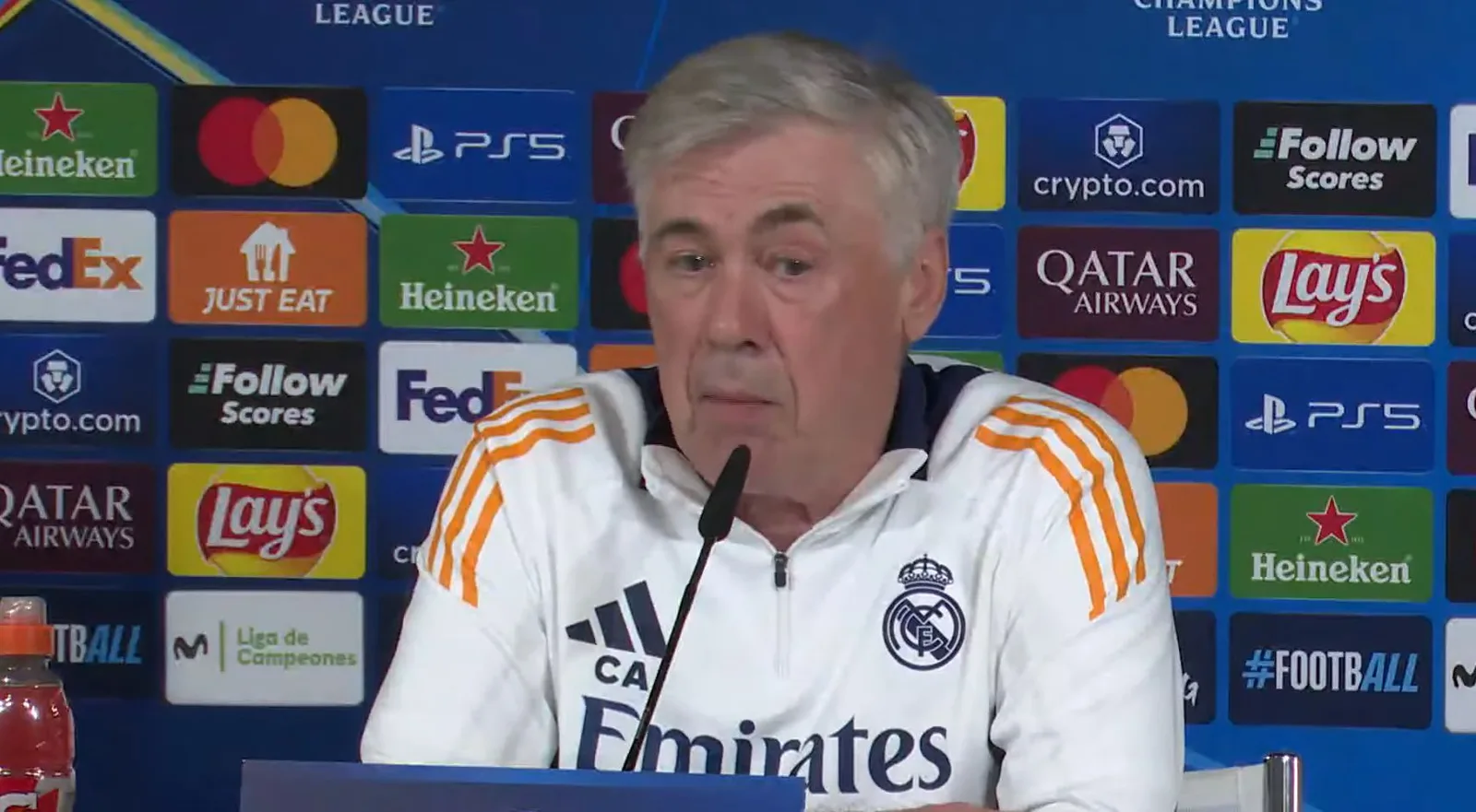 Carlo Ancelotti confirme l’absence défensive contre Manchester City