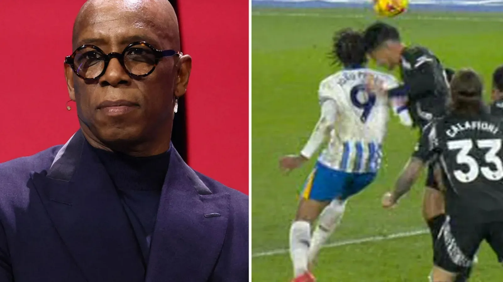 « C’est RIDICULE » – Ian Wright s’effondre à cause des « pires officiels d’Europe » après le match nul d’Arsenal contre Brighton