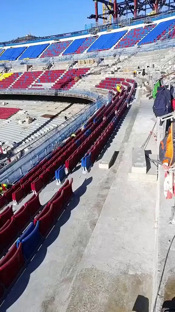 REGARDER : Une nouvelle vidéo montre la progression prometteuse de la construction de Spotify Camp Nou