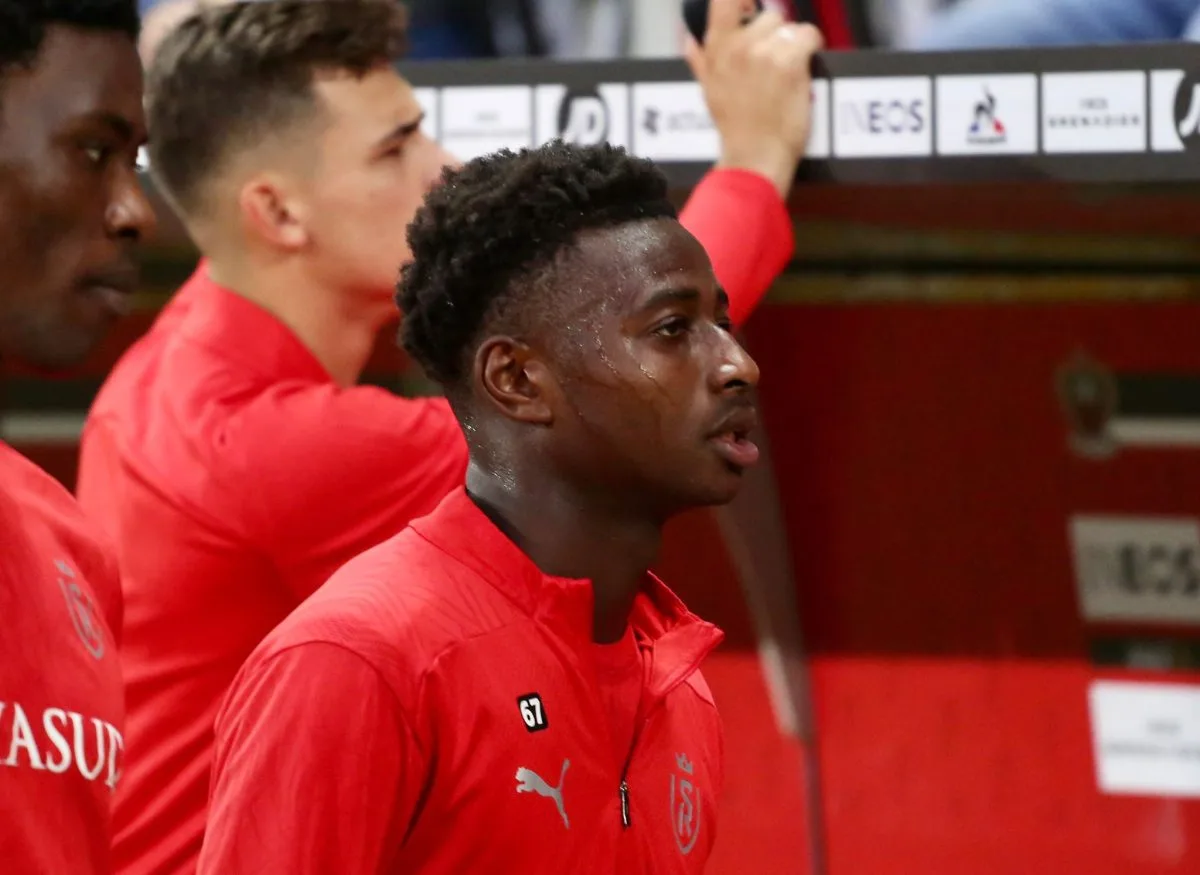 Mamadou Diakhon de Reims accepte le mouvement de Francfurt