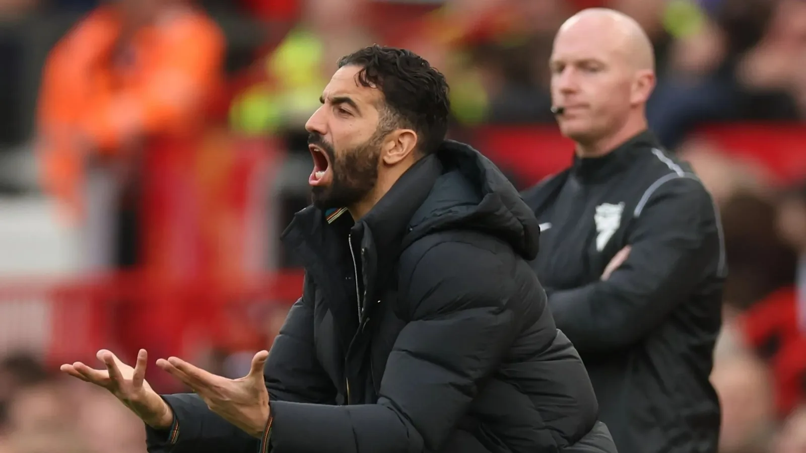 Ruben Amorim ne fait aucun prisonnier alors que ses pitreries furieuses sont repérées sur la touche lors d’une première mi-temps bâclée pour Man Utd