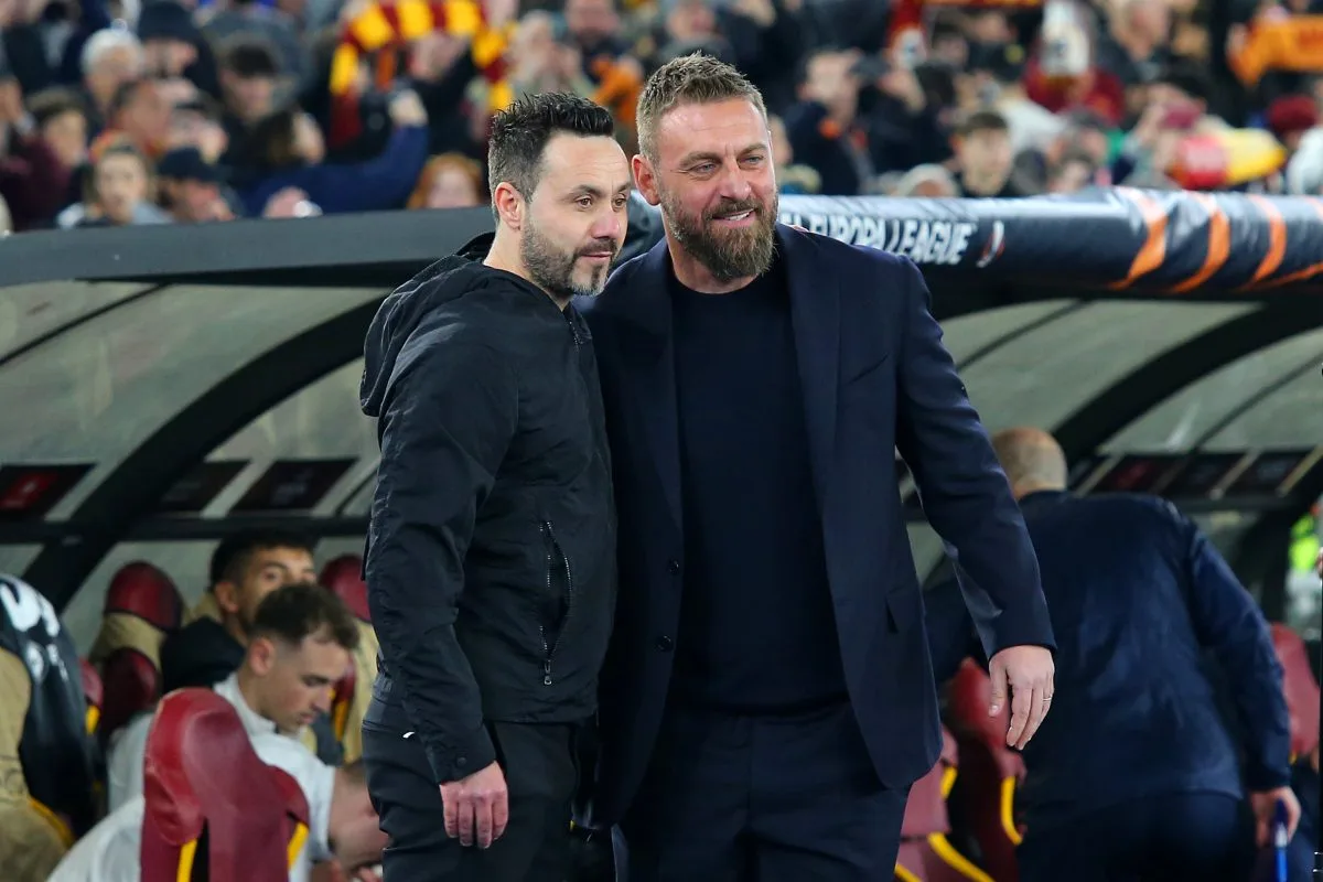 Roberto de Zerbi rencontre Daniele de Rossi pendant le deuxième camp de base romain de Marseille