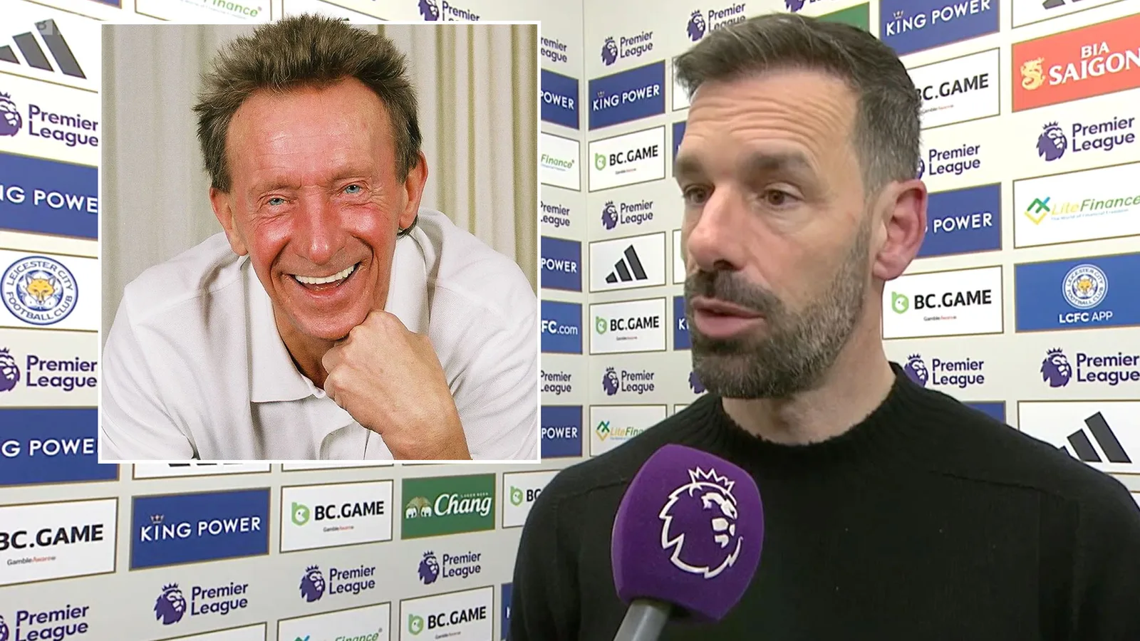 « Pouvez-vous imaginer à quel point j’ai eu de la chance ? dit Van Nistelrooy alors qu’il parle d’être le voisin de Denis Law dans un hommage touchant