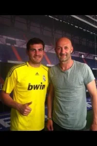 Iker Casillas et Fabien Barthez