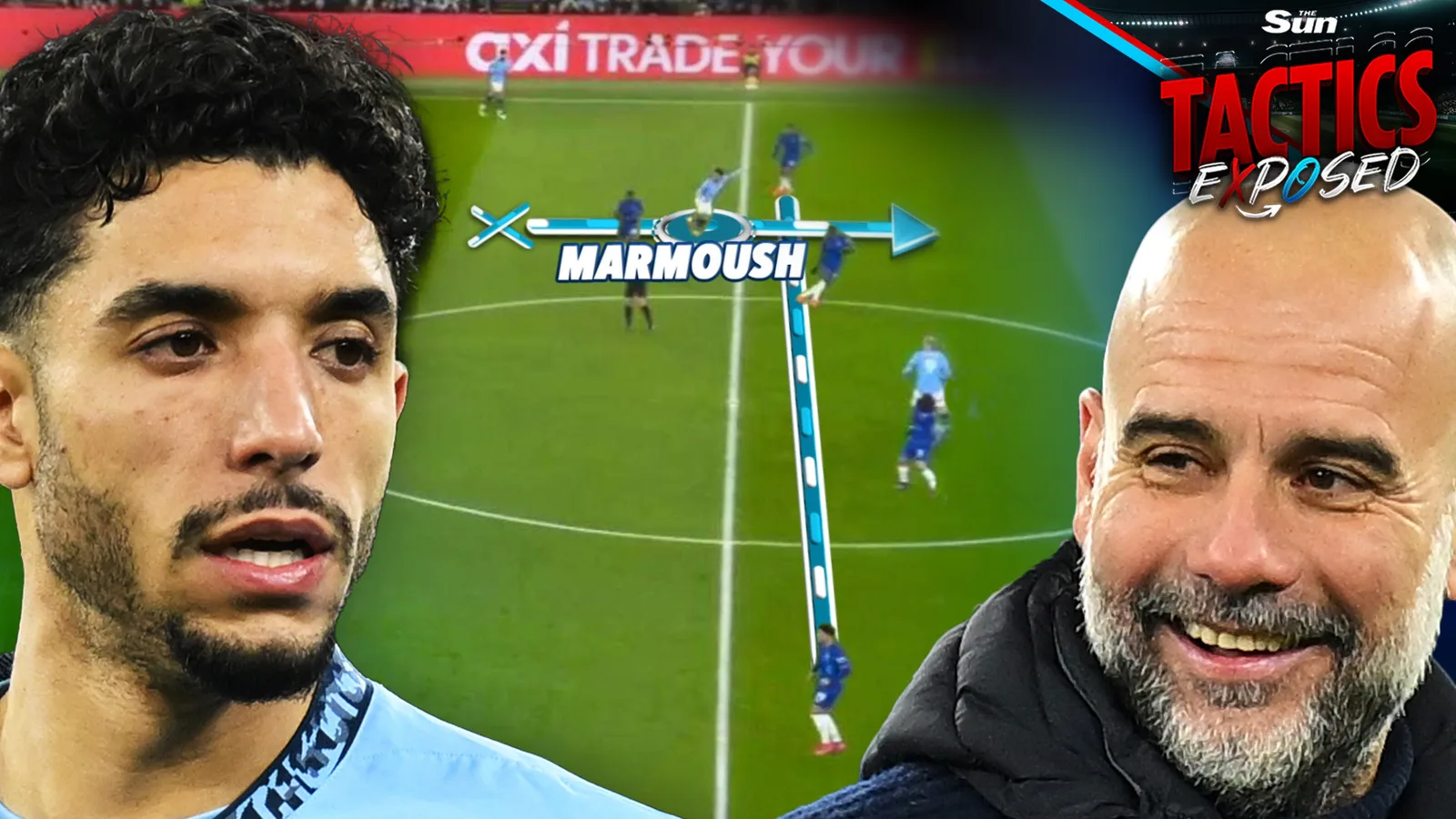 Pep Guardiola dégage tiki-taka pour les longues balles alors que la nouvelle signature Omar Marmoush voit le patron de l’homme de la ville faire trois énormes changements