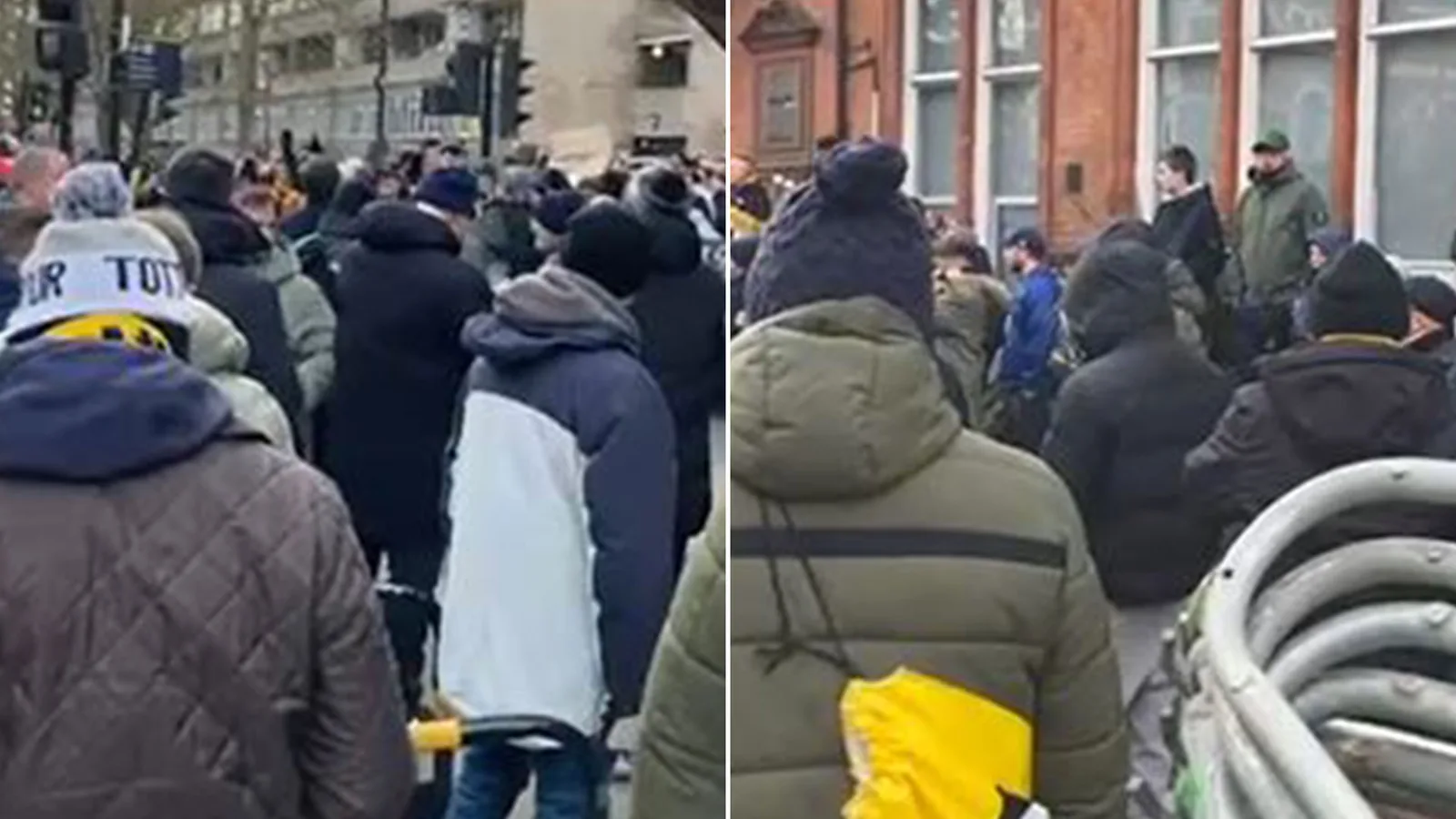 Masse des fans furieux de Tottenham inonde les rues et chantez «  We Want Levy  » dans la plus grande protestation contre la propriété du club