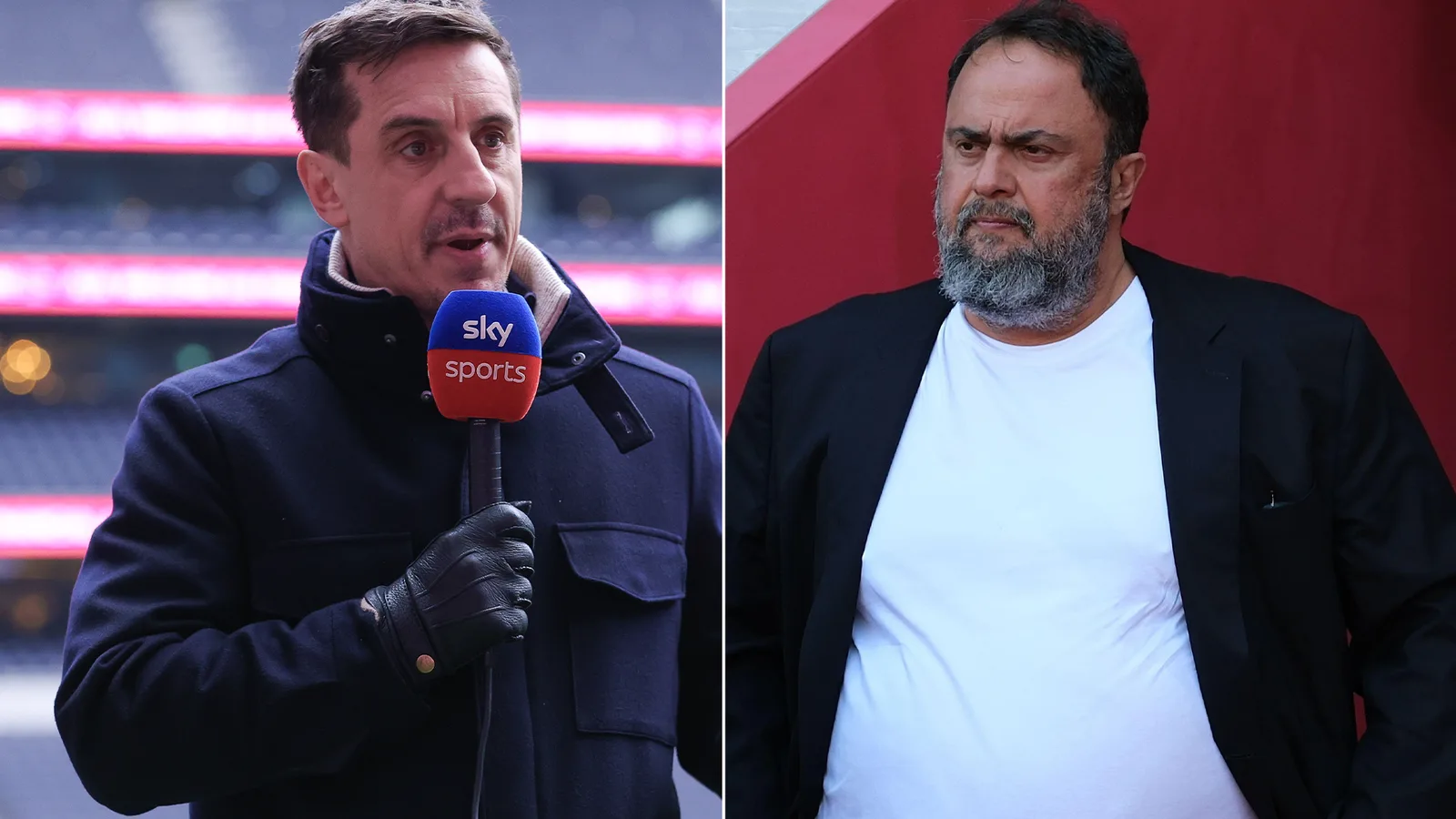 Gary Neville est banni par la forêt de Nottingham ‘a déclenché une alarme généralisée’ comme la Premier League et le ciel détiennent des discussions urgentes