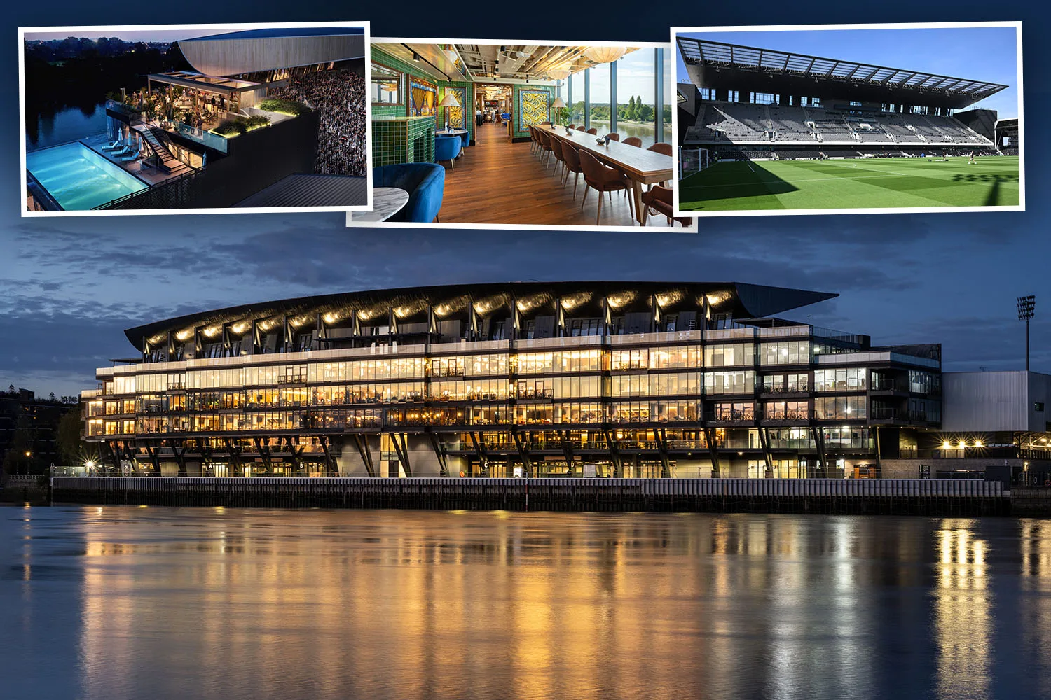 Le stand le plus cher de la Premier League s’ouvre à pleine capacité avec des billets de saison de 15 000 £, une vue imprenable et une piscine