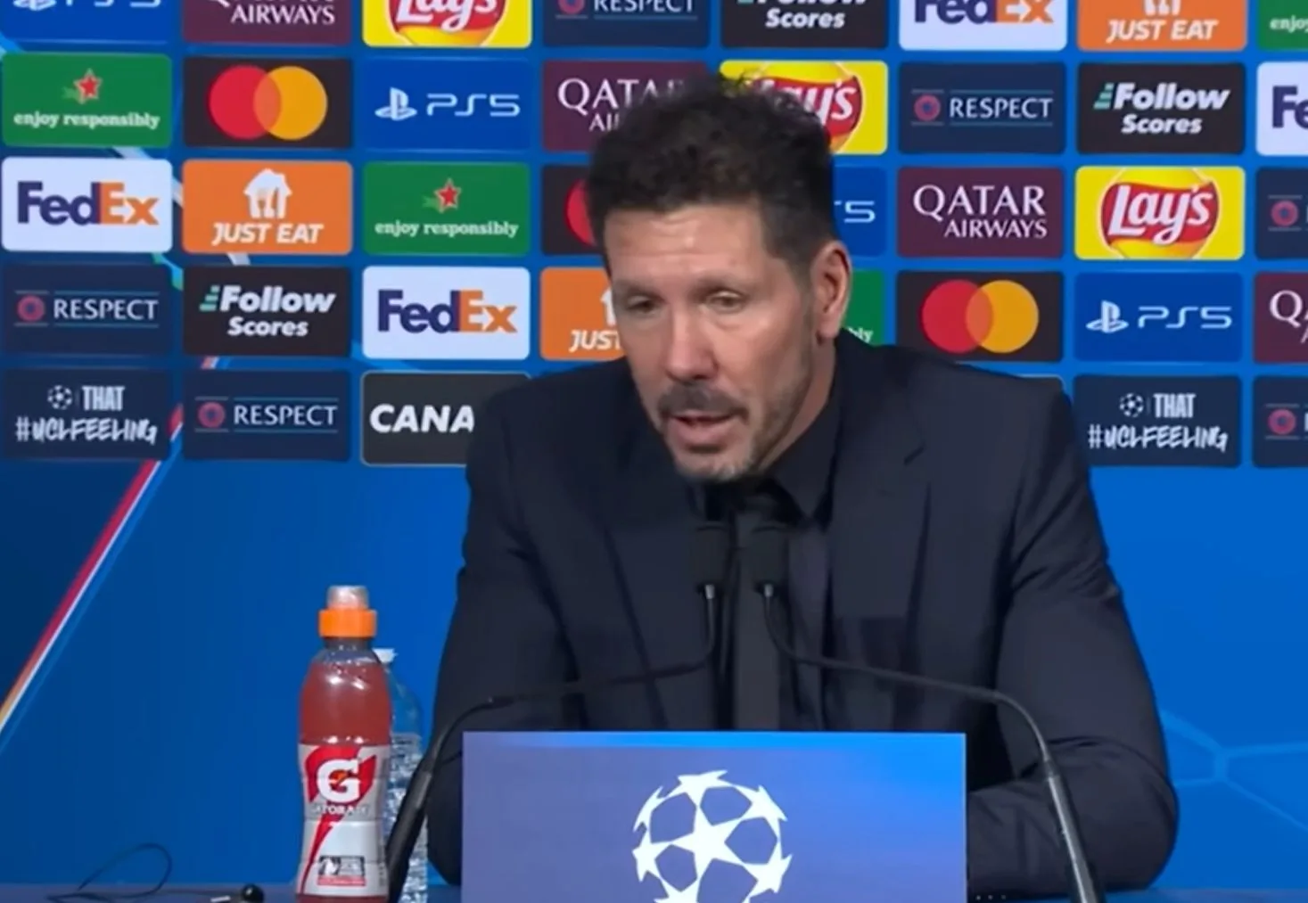 Le manager de l’Atletico Madrid, Diego Simeone, suggère un changement de style après la victoire cruciale du PSG