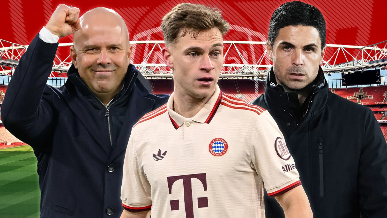 Arsenal fait face à la concurrence de Liverpool alors qu’ils poursuivent le transfert libre de Joshua Kimmich après l’effondrement des pourparlers du contrat du Bayern