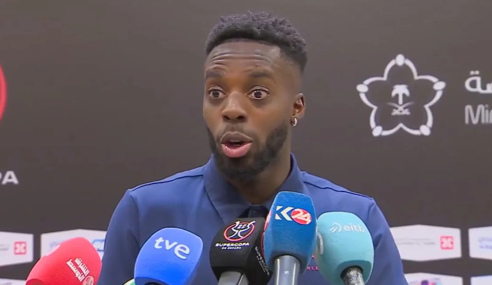 Inaki Williams de l’Athletic Club ne veut pas de Supercoupe en Arabie Saoudite