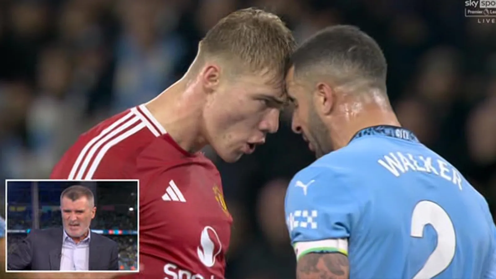 Roy Keane a l’air dégoûté alors qu’il regarde Kyle Walker plonger et rage « Je ne connais pas ce gars et je suis gêné pour lui »