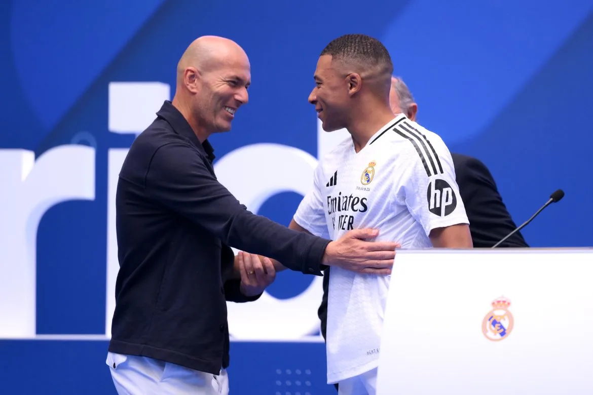 Kylian Mbappe parle de lien avec Zinedine Zidane en tant que manager