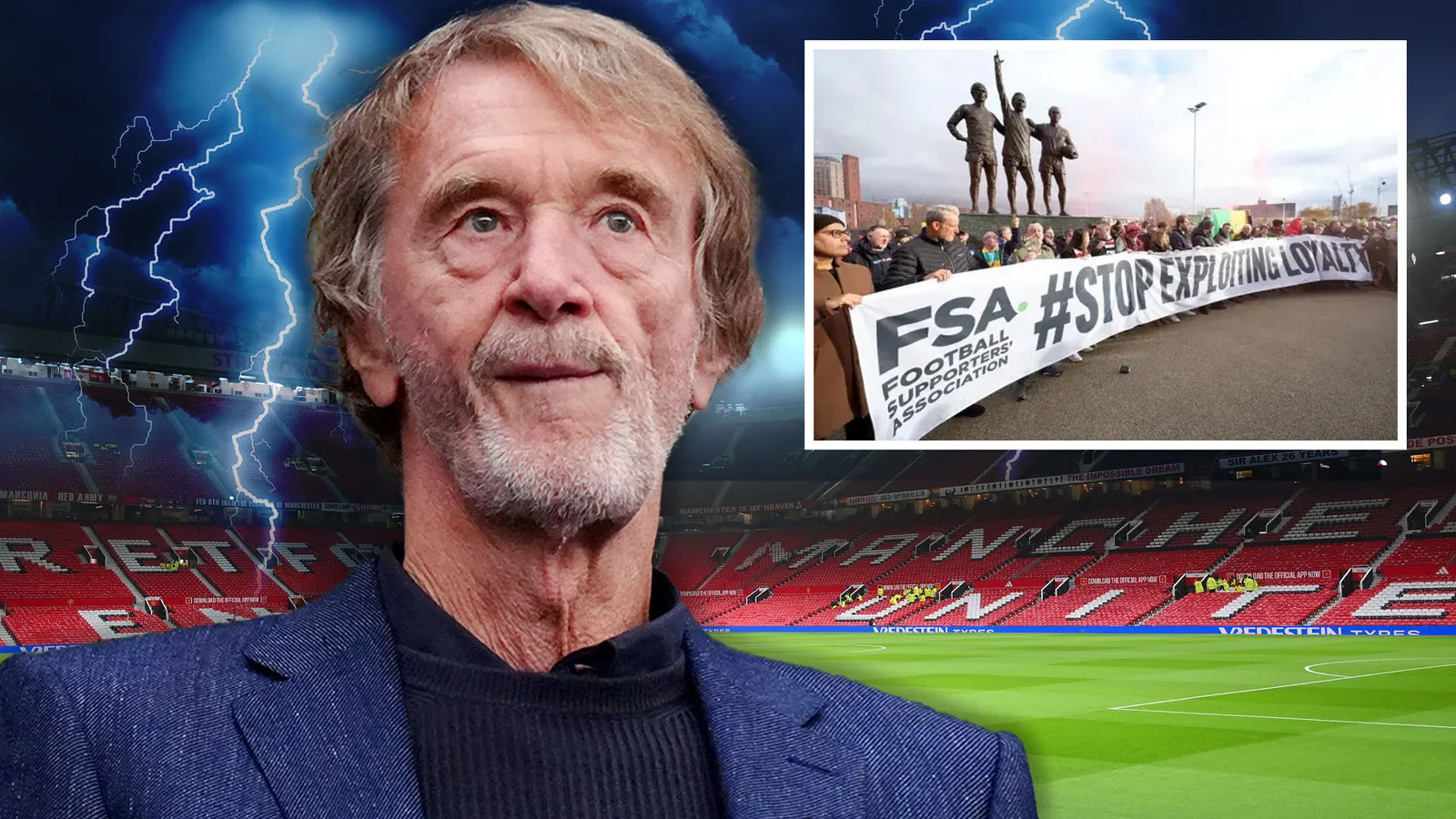 Man Utd pour renvoyer jusqu’à 200 employés de plus alors que les coupes détestées de Sir Jim Ratcliffe continuent avec les flops la «pire équipe de l’histoire»