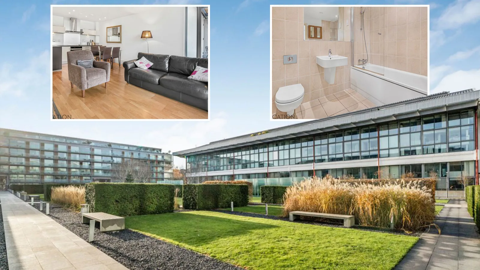 Superbe appartement dans l’ancien stade de Premier League mis en vente avec une cuisine élégante et un clin d’œil à l’ancienne gloire