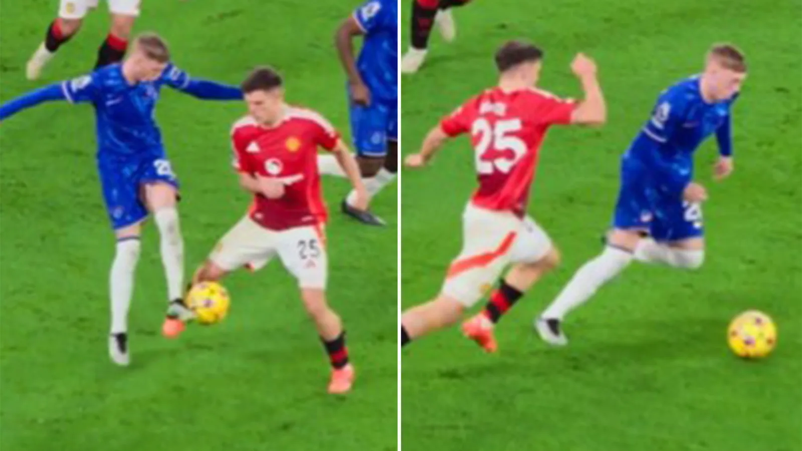 Man Utd a déclaré que « Cole Palmer possède chacun de vos joueurs » après la diffusion d’une vidéo montrant des compétences sales lors du match nul contre Chelsea