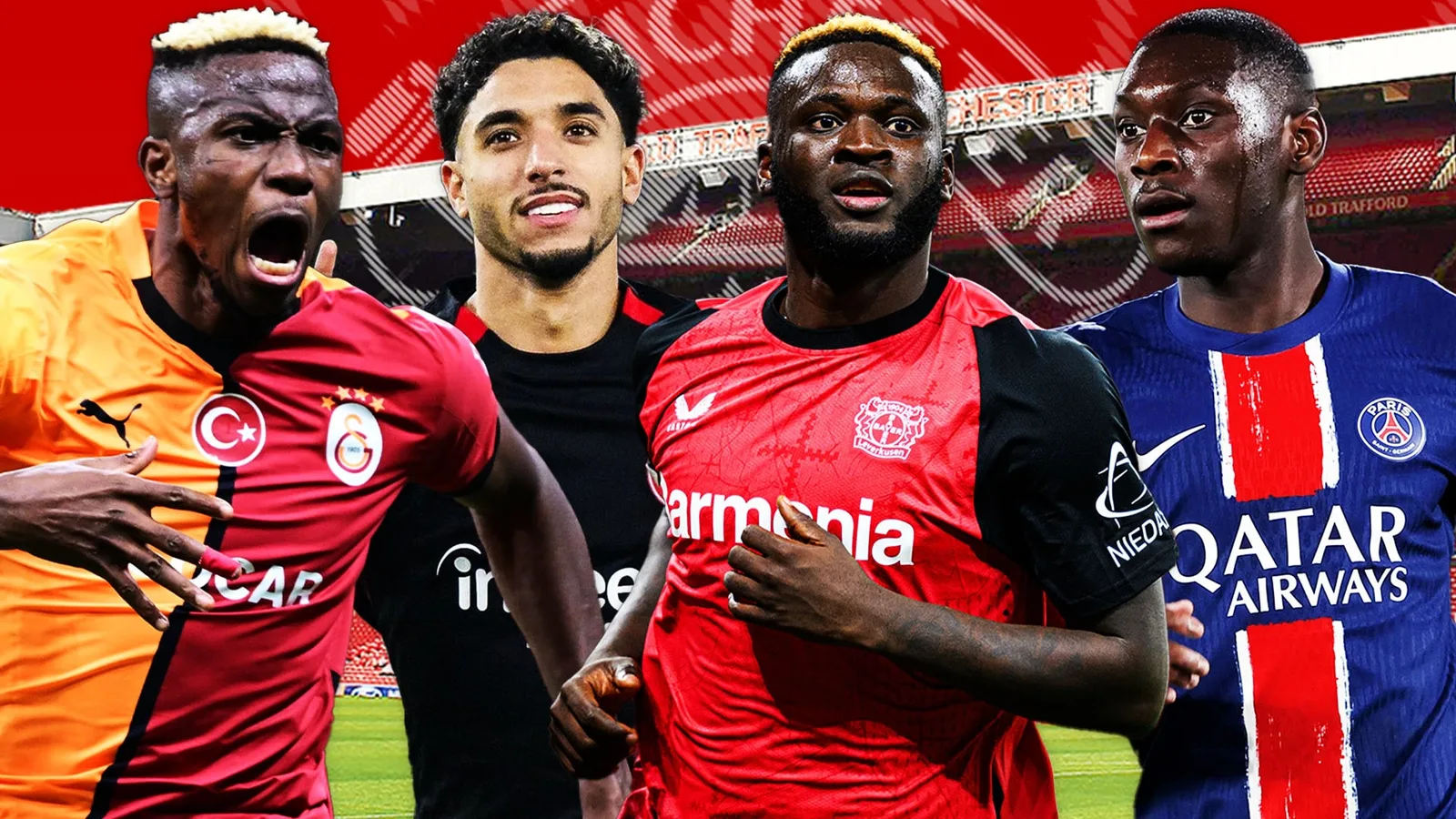 Man Utd dresse une liste restreinte de quatre attaquants pour janvier, dont Osimhen et Boniface, mais les fans sont furieux de leur omission