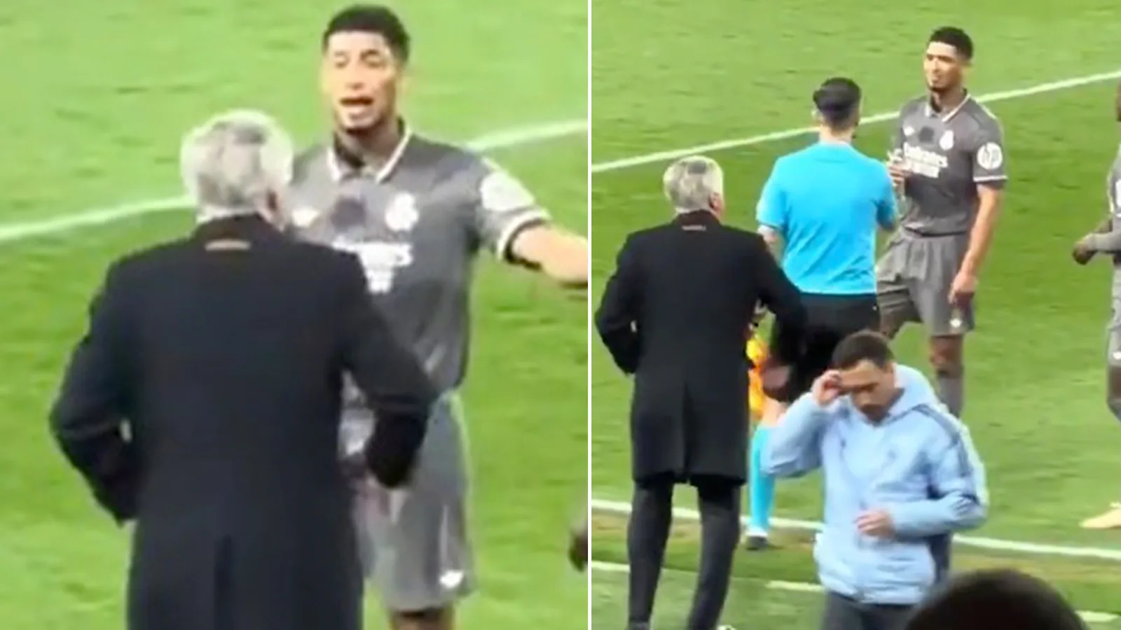 Nouvelles images  » montre Jude Bellingham en affrontement tendu avec Ancelotti ‘comme le patron du Real Madrid’ mortellement blessé ‘par Arsenal