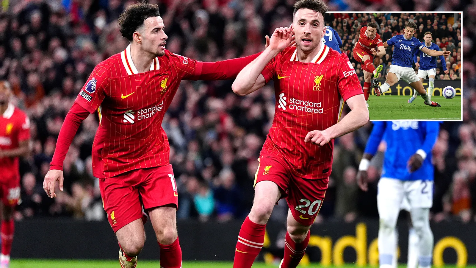 Liverpool 1 Everton 0: Diogo Jota marque un gagnant magnifique alors que Beto est fait pour une chance manquée