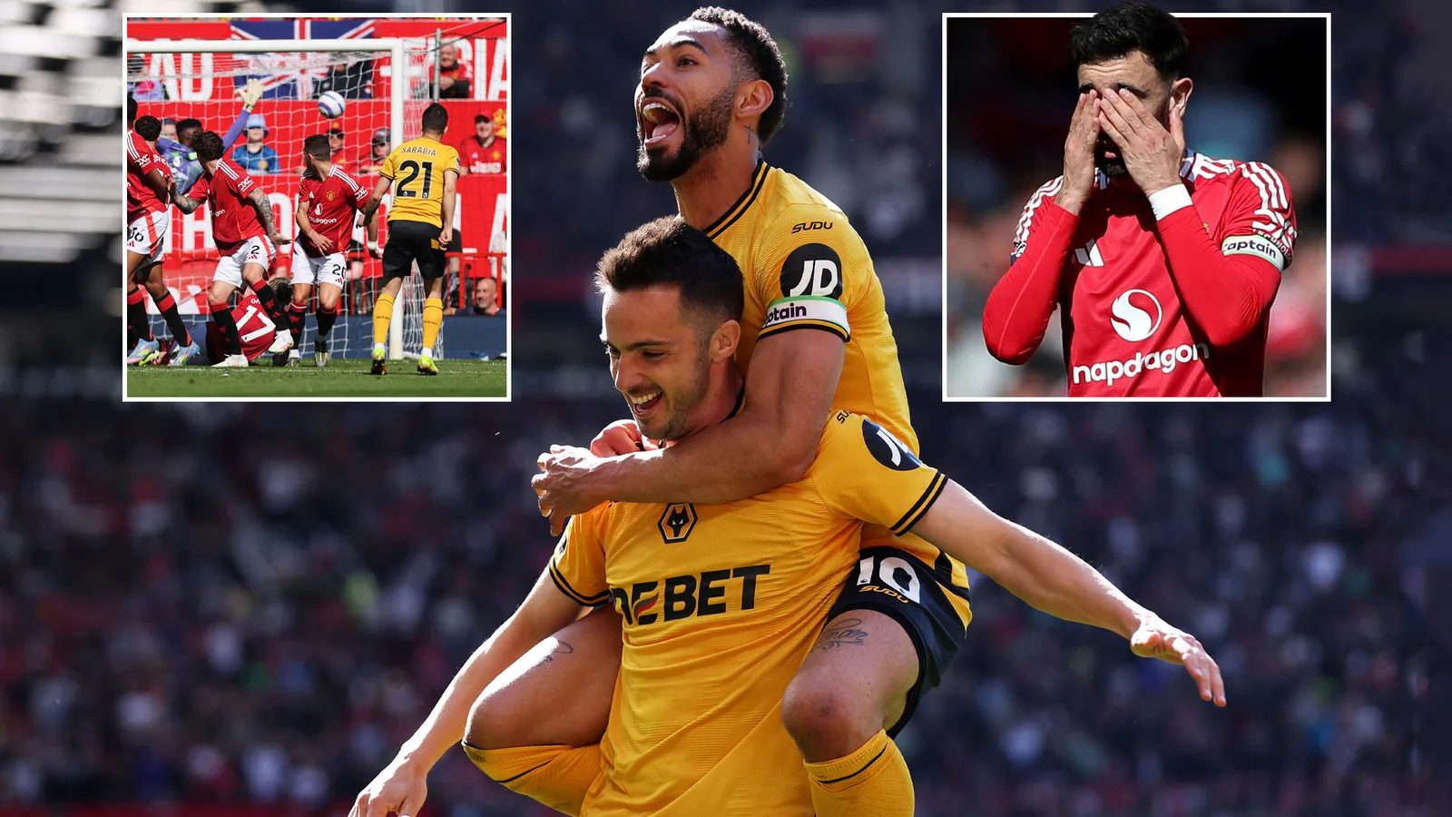 Man Utd 0 Wolves 1: Pablo Sarabia marque un coup franc sublime alors que la cible United tombe à 45 ans bas