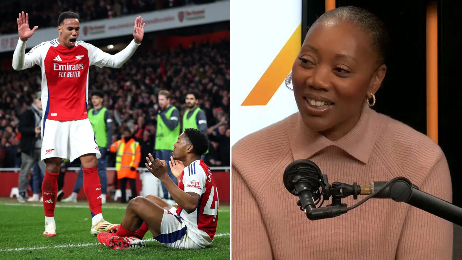 La maman de Arsenal Wonderkid Lewis-Skelly révèle qu’il est «  toujours en service de vaisselle  » … et comment elle a failli manquer le but de Man City