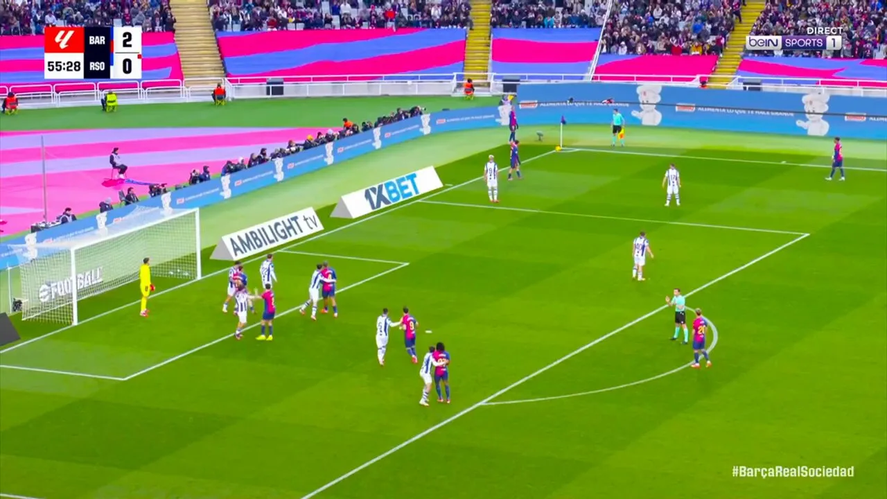 REGARDER: Barcelone ajoute troisième à la vraie Sociedad alors que Ronald Araujo monte sur la feuille de match