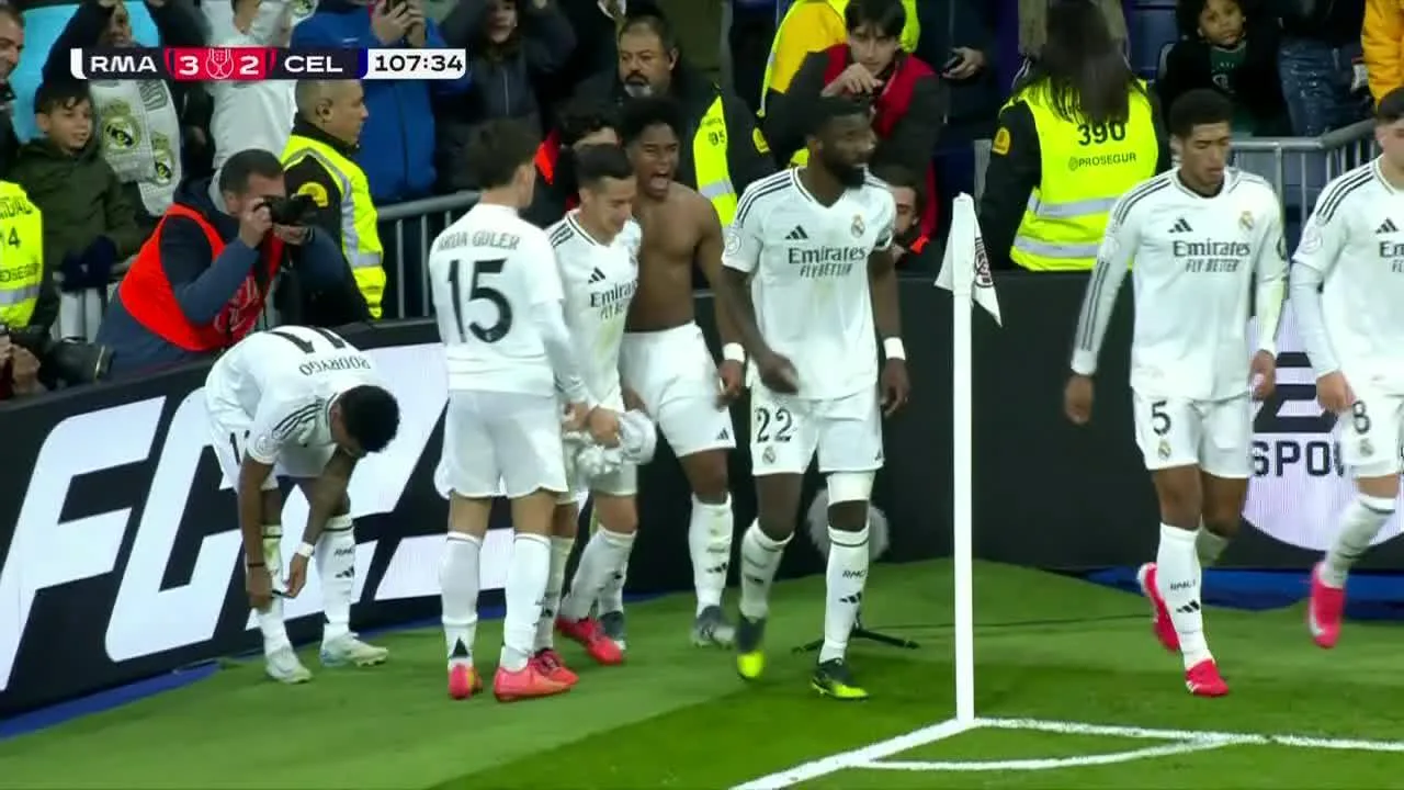 À REGARDER : Endrick Felipe redonne l’avantage au Real Madrid en prolongation