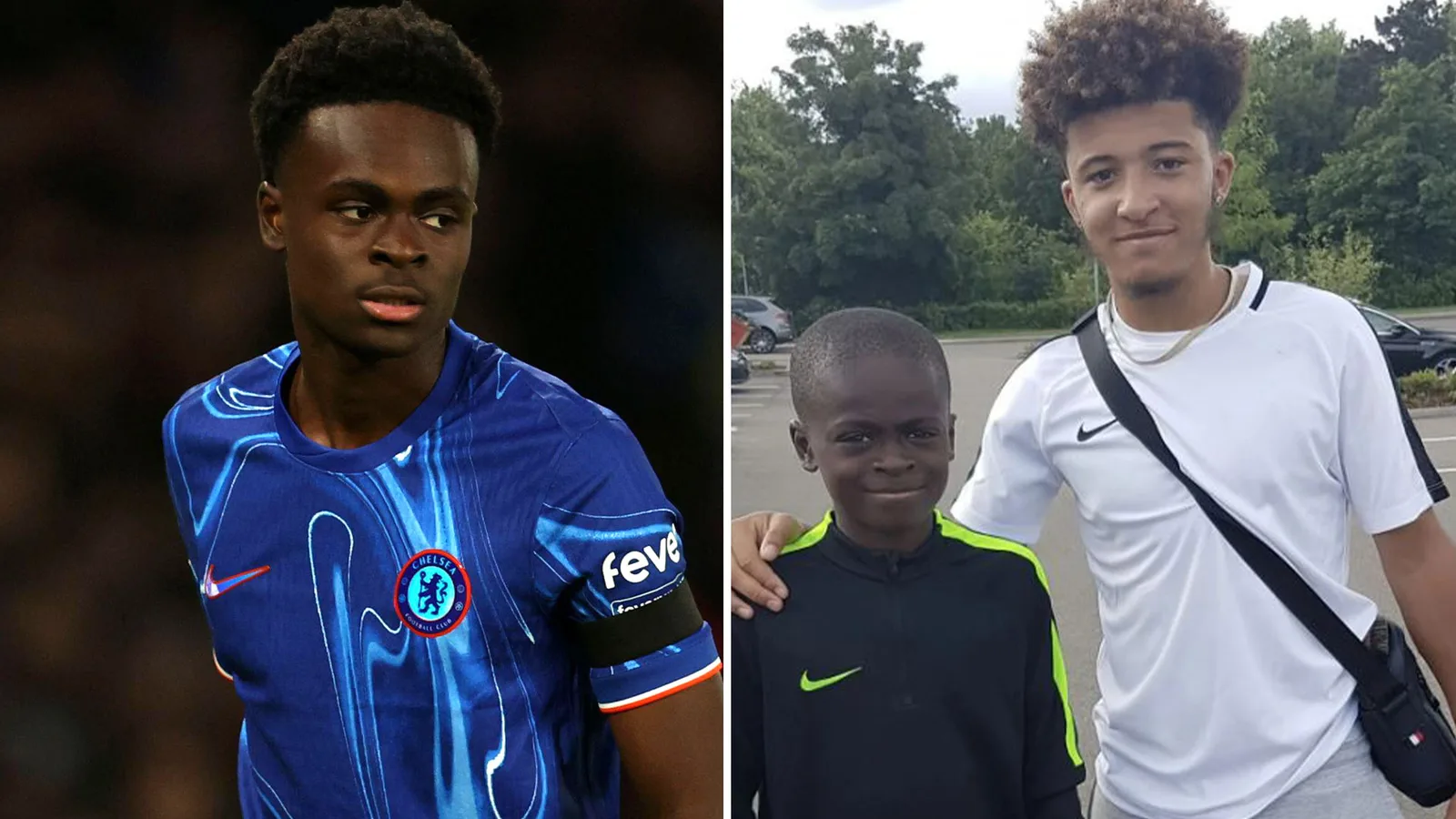 Une incroyable photo de retour montre la star de Chelsea posant pour une photo avec son désormais coéquipier Jadon Sancho alors qu’il n’avait que 11 ans