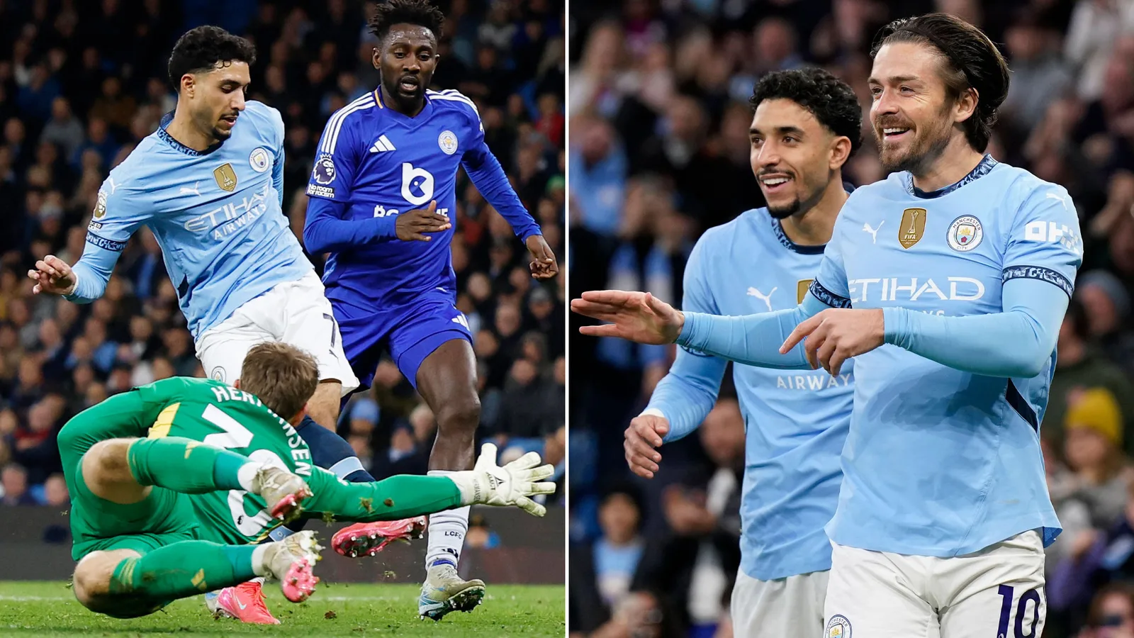 Man City 2 Leicester 0: Gréalish scores le premier but de la ligue depuis 2023 pour licencier les hôtes dans le top 4 avec des renards condamnés à tomber