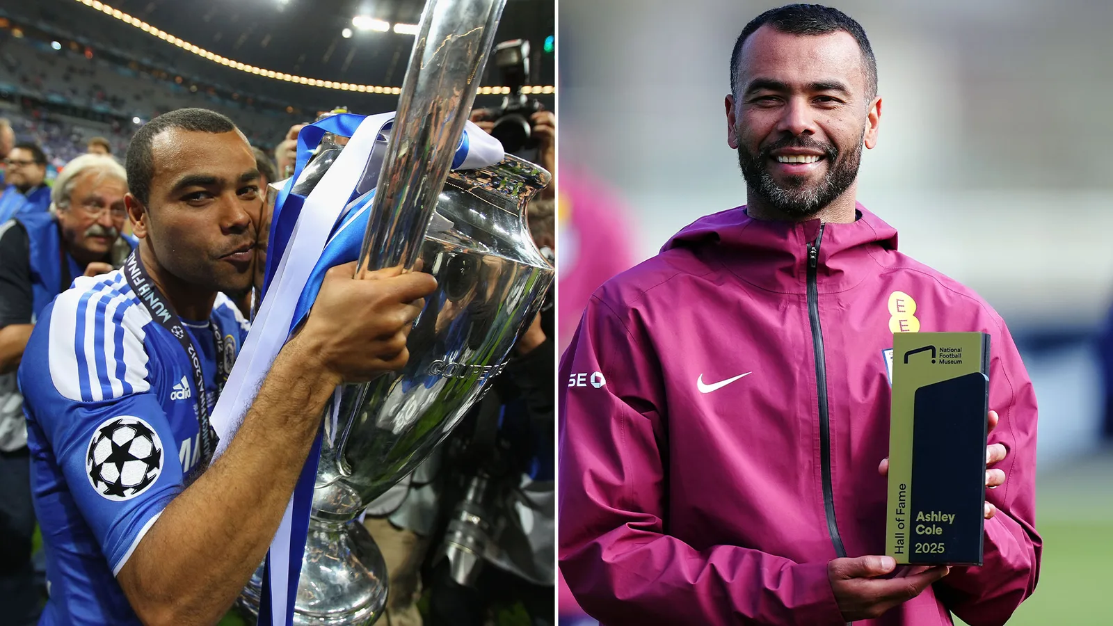 «  Ma fille pensait que j’étais arbitre  », explique la légende de l’Angleterre Ashley Cole alors qu’il était intronisé au Temple de la renommée du football