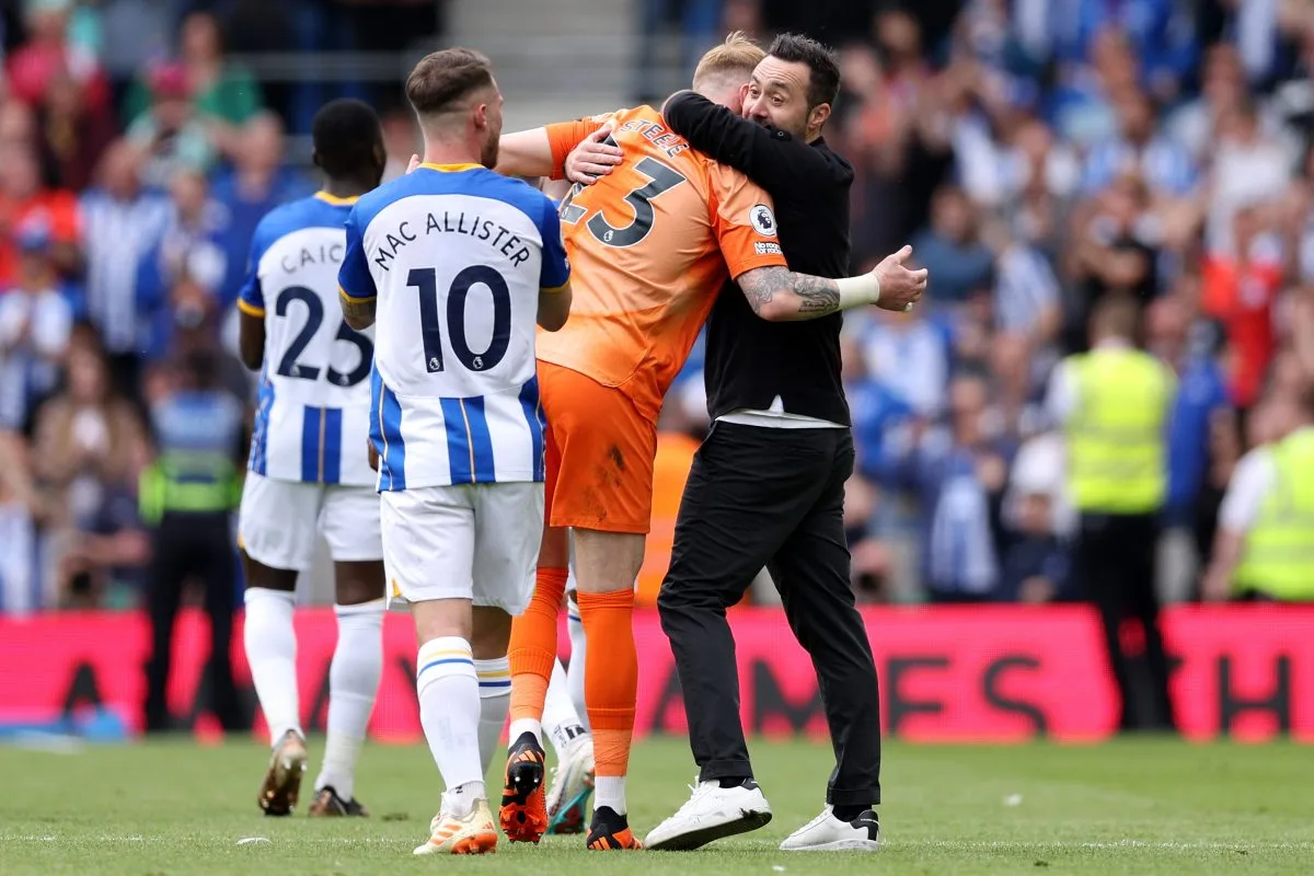 Le gardien de but de Brighton, Jason Steele, surpris par l’appel de Roberto de Zerbi d’une heure après la chirurgie