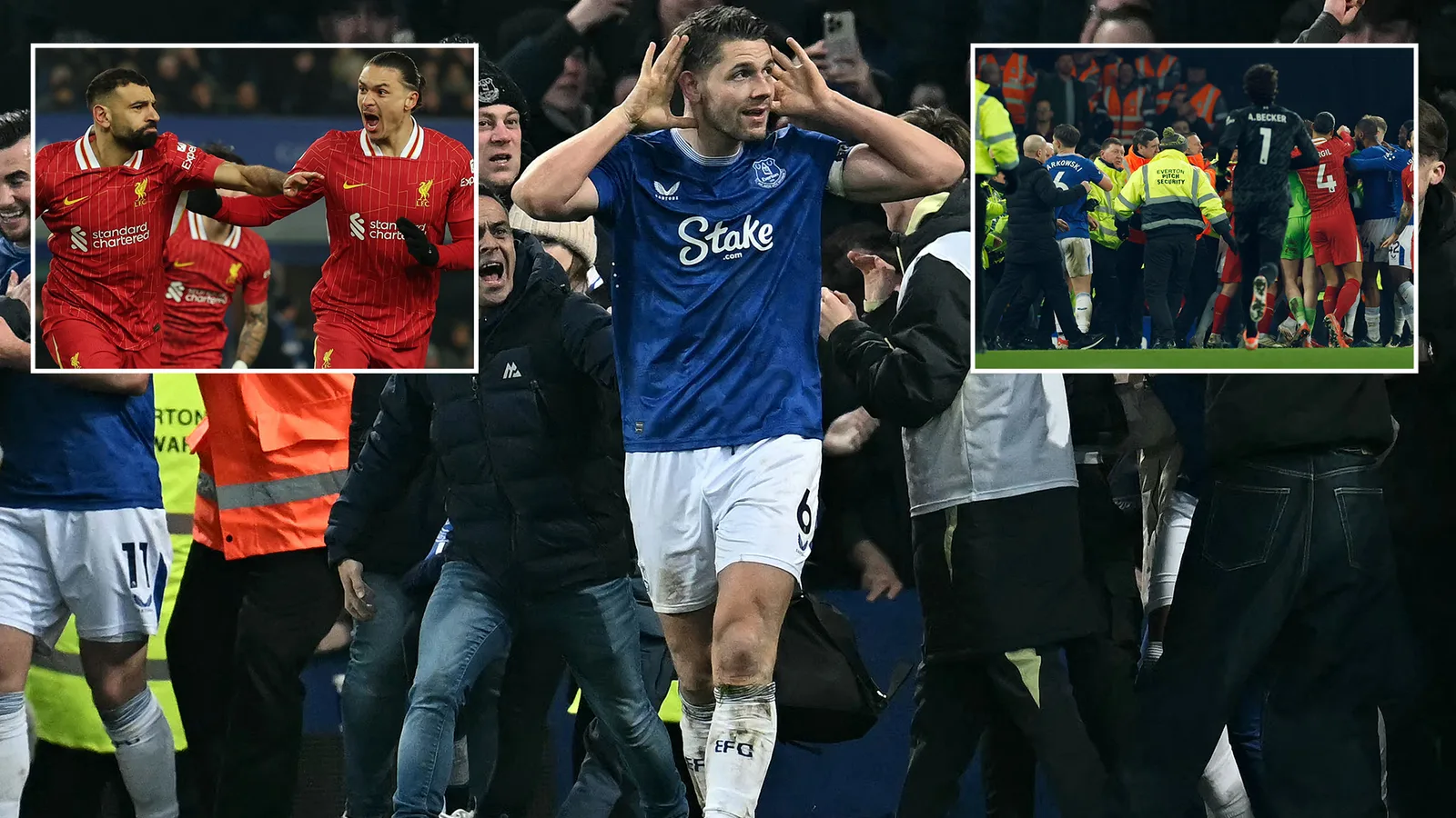 Everton 2 Liverpool 2: James Tarkowski marque la 97e minute à la volée de secours dans le dernier derby de Goodison Park