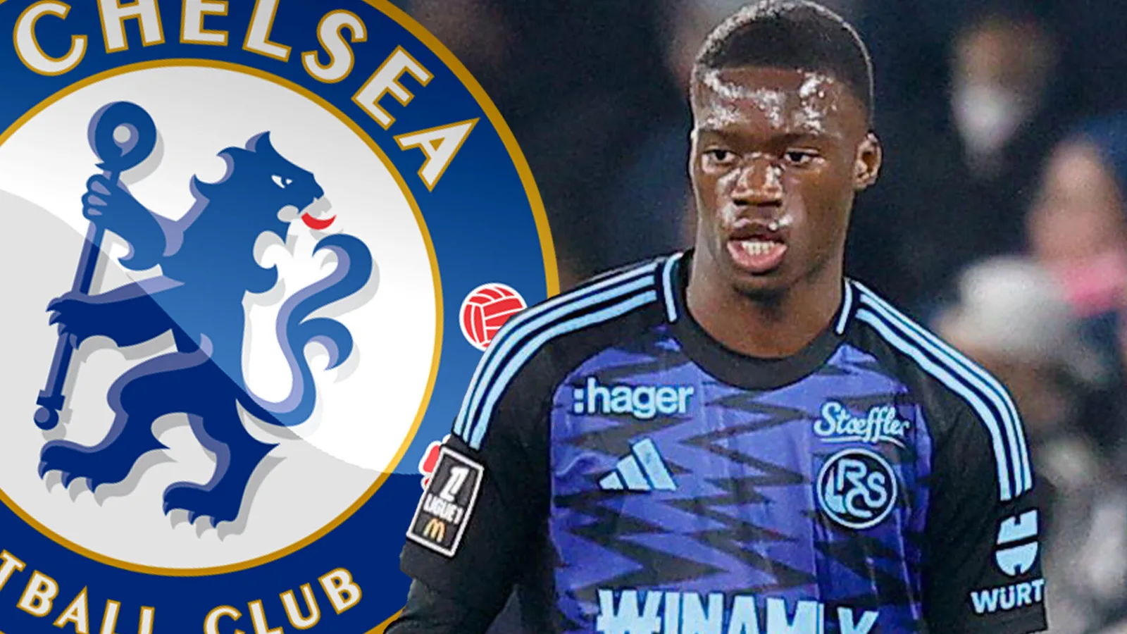 Chelsea accepte un transfert de 12,5 millions de livres sterling pour le prodige français Mamadou Sarr – mais le défenseur ne le rejoindra pas avant l’été
