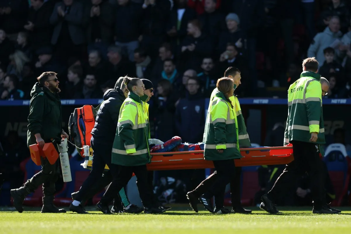 Jean-Philippe Mateta de Crystal Palace pour avoir cousu à l’oreille après un défi imprudent