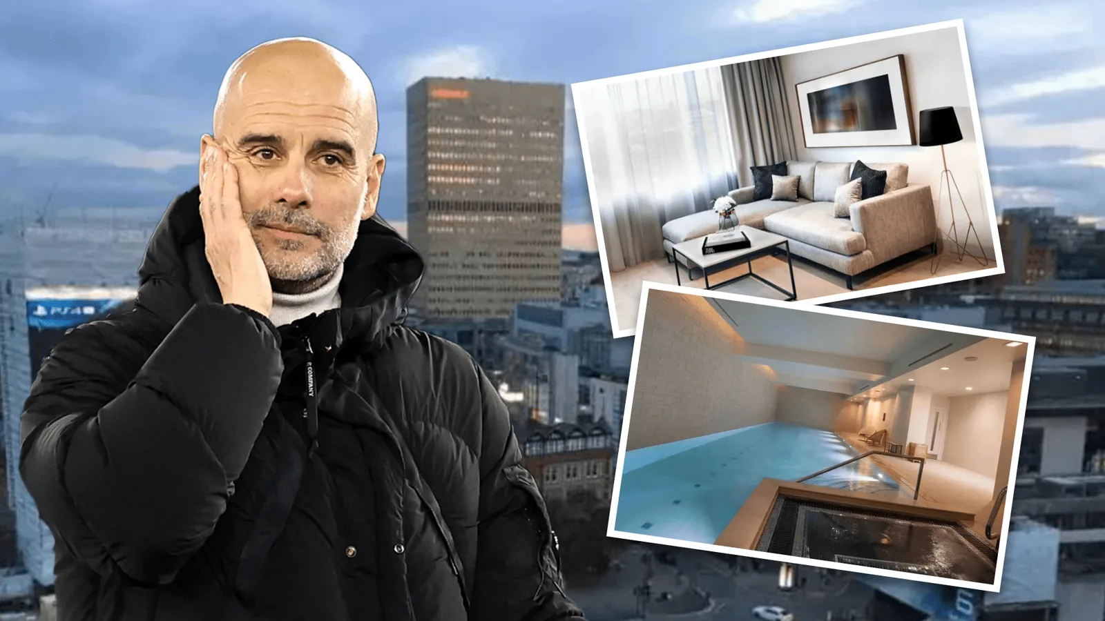 Dans la garçonnière de luxe de Pep Guardiola, d’une valeur de 2,7 millions de livres sterling, à Manchester, alors que le patron de Man City « se sépare de sa femme après 30 ans »