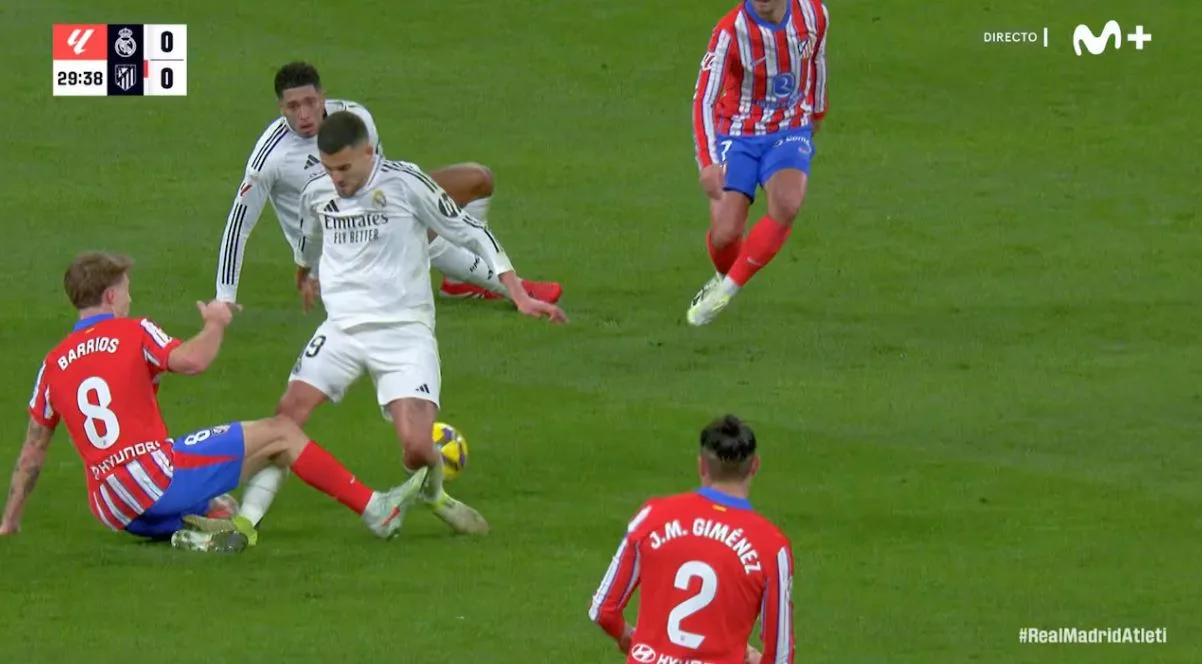 L’Atletico Madrid a été perplexe par l’arbitre appelé pendant Madrid Derby